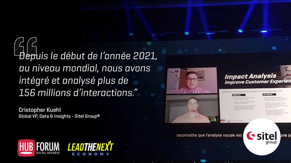 foundever_fr's tweet image. Plus de 156 millions d&apos;interactions en début d&apos;année 2021.
#Hubforum2021 #speechanalytics #ExperienceClient #Data #LeadEconomy