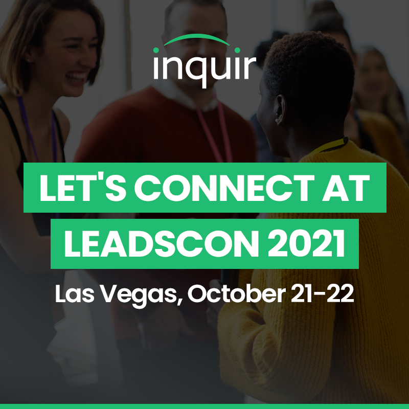 Inquir9's tweet photo. Next wk! We're ready to chat, cheers &amp; have some great conversations w/ the #LeadGeneration community. Like to connect while @LeadsCon? Schedule a meeting https://t.co/BEekFvNgAK #LeadGen #TCPA #MedicareLeads #ContractorLeads #HomeServicesLeads #ExclusiveLeads #LeadsCon https://t.co/iMIgLlLlVP