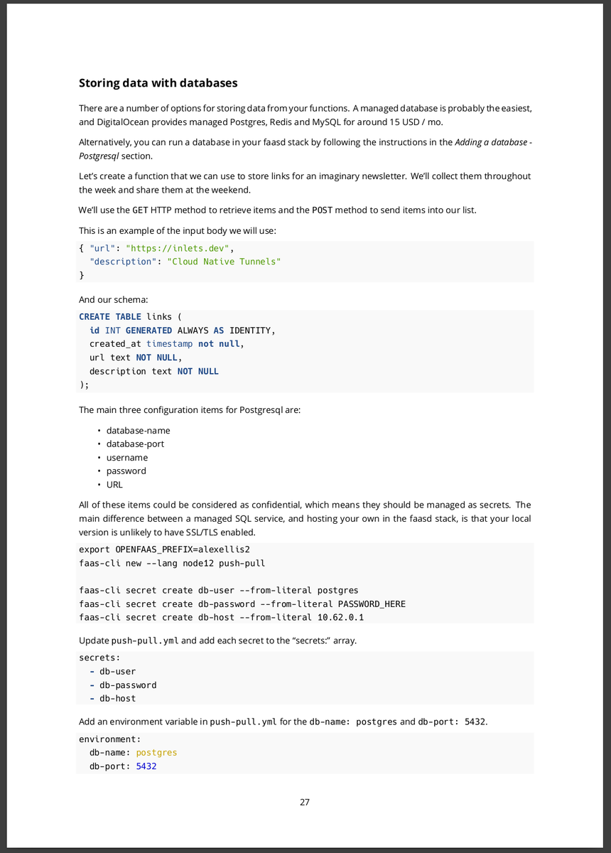 Example on Postgresql