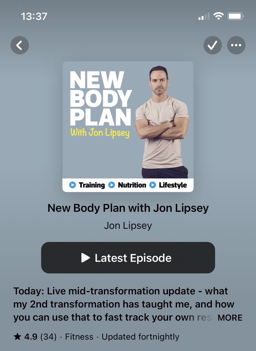 New episode of the <a href="/NewBodyPlan/">New Body Plan</a> podcast, featuring <a href="/JoeWarnerUK/">Joe Warner</a> and yours truly, is out now! 🎙 

I’ve also heard from a reliable source that rating it and subscribing will bring you good fortune for all eternity, which is nice.