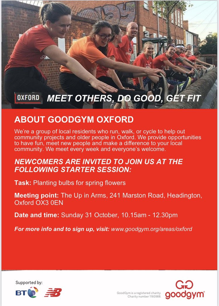 GoodGym Oxford tweet media