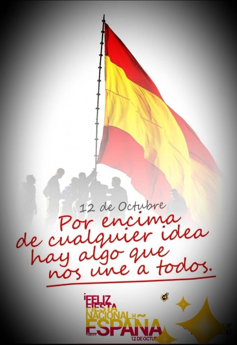 ladysnowy's tweet photo. ¡Feliz día de la Hispanidad! https://t.co/7EF7ZiYfin