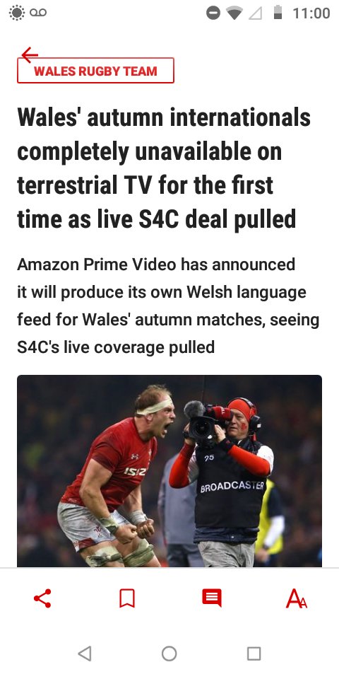 Nathan22Watkins's tweet photo. @WalesOnline I have spoken to @S4C they have not pulled they will be having Welsh language on highlights https://t.co/0OKyhgmQ5P