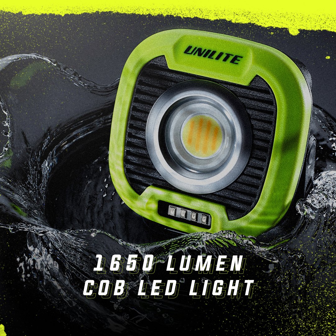 Uniliteuk's tweet photo. Product of the week 🔦 The CRI-1650R 👏  A champion compact worklight with an amazing high CRI 96+ 1650 lumens 🔆 Ultra tough nylon, TPR and aluminium construction 💪 Four colour temperatures, super strong magnetic base and runtime of up to 149hrs 😯 #Unilite #BuiltTough https://t.co/lUgb9YmZ6D