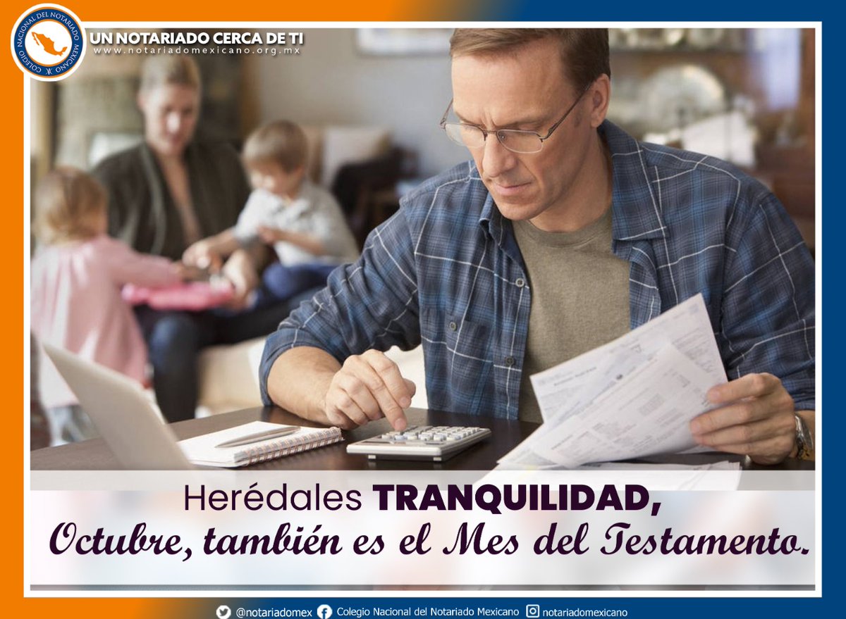notariadomex's tweet photo. Los cónyuges casados bajo el régimen de sociedad conyugal, deben otorgar su testamento cada respecto a su parte de los bienes, cada uno de forma libre y espontánea, disponiendo respecto a la parte de la sociedad conyugal que corresponde.

Acude con tu Notario de confianza. https://t.co/x2TVvdMdCq