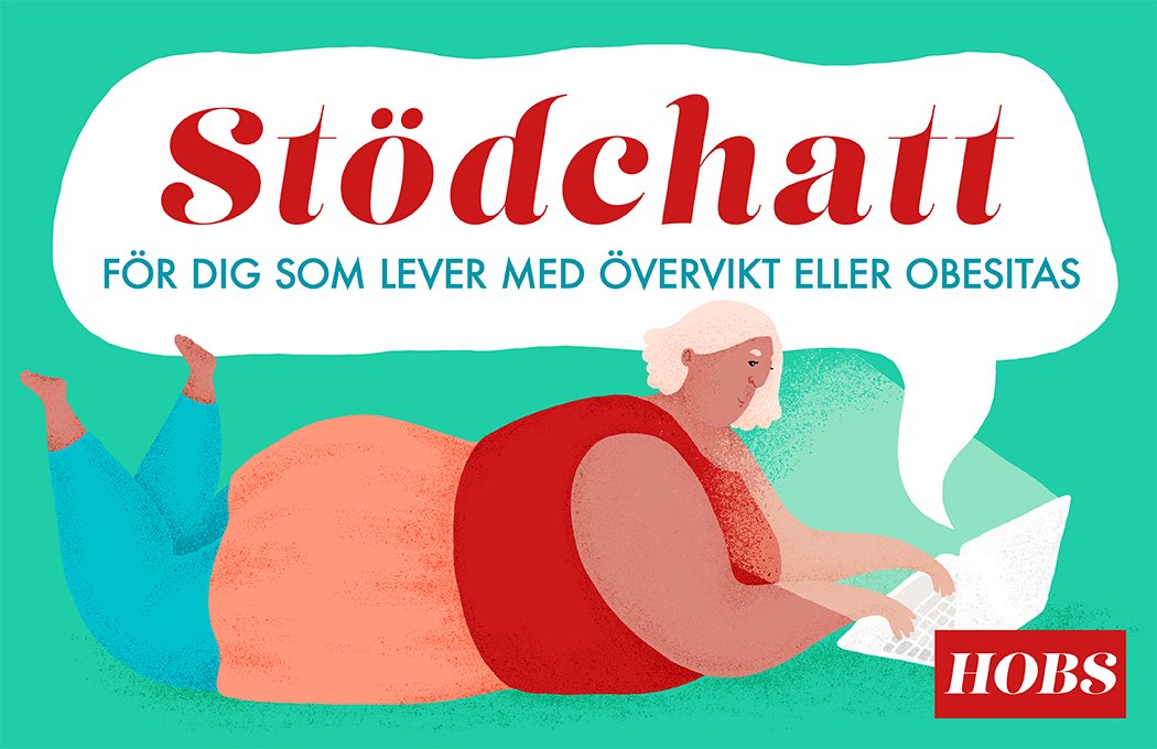 Nu utökar vi våra öppettider för stödchatten. Unik stödchatt för dig som lever med övervikt eller Obesitas.  Hobs.se