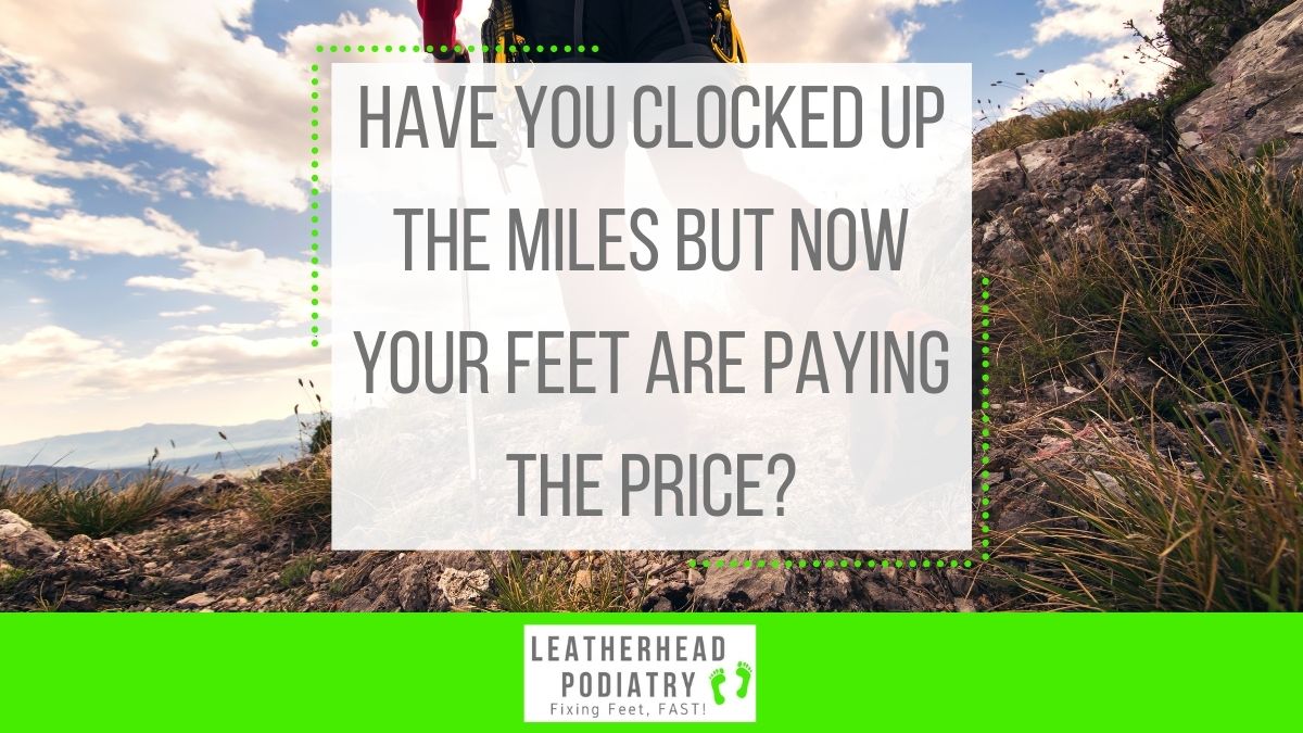 If your new years resolution was to hit your daily step count, but now your feet are paying the price, call us on 01372 374125 or visit leatherheadpodiatry.co.uk to see how we can help!

#LeatherheadPodiatry  #FootCareClinic #Podiatrists #PodiatryClinic #Leatherhead #Surrey