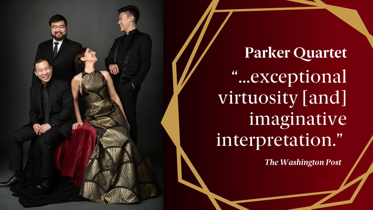 GamecockMusic's tweet photo. The @parkerquartet this Thursday [Oct. 14] night, features music by Schubert, Di Castri, Kurtág and Schumann. 
Tickets @KogerCenterForTheArts Box Office $5-15. https://t.co/cyJPnNZvFY #ParkerQuartet #ChamberMusic #Residency #GamecockMusic https://t.co/sD1fAXIJYM