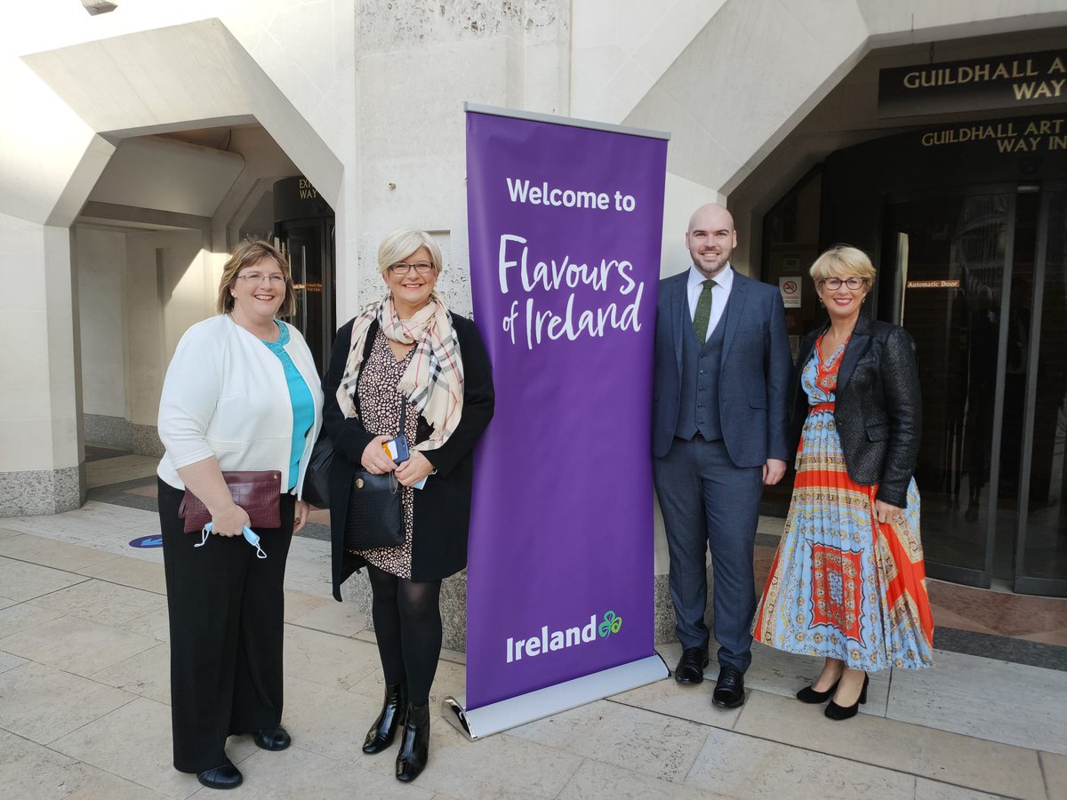VisitDerryNews's tweet photo. It was a pleasure to be back in London for @TourismIreland's #FlavoursOfIreland tour operator workshop this week. It was a fantastic opportunity to engage with UK inbound travel trade to promote the #WalledCity. 

#VisitDerry #TourismRecovery https://t.co/WUgIhzSWKK