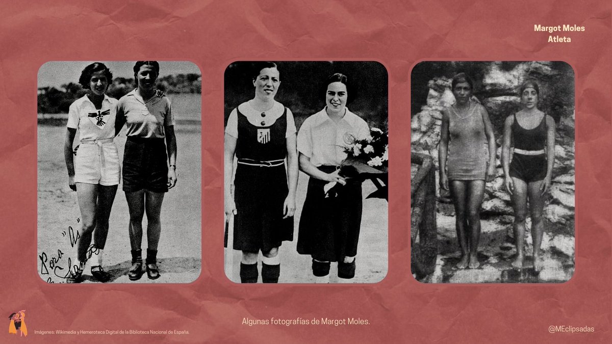 MEclipsadas's tweet photo. En 1932, Margot Moles logró la mejor marca mundial de martillo y batió numerosos récords como el español de lanzamiento de disco (hasta en cinco ocasiones: de 1929 a 1934). #MujeresEclipsadas https://t.co/EMzIg1siWX