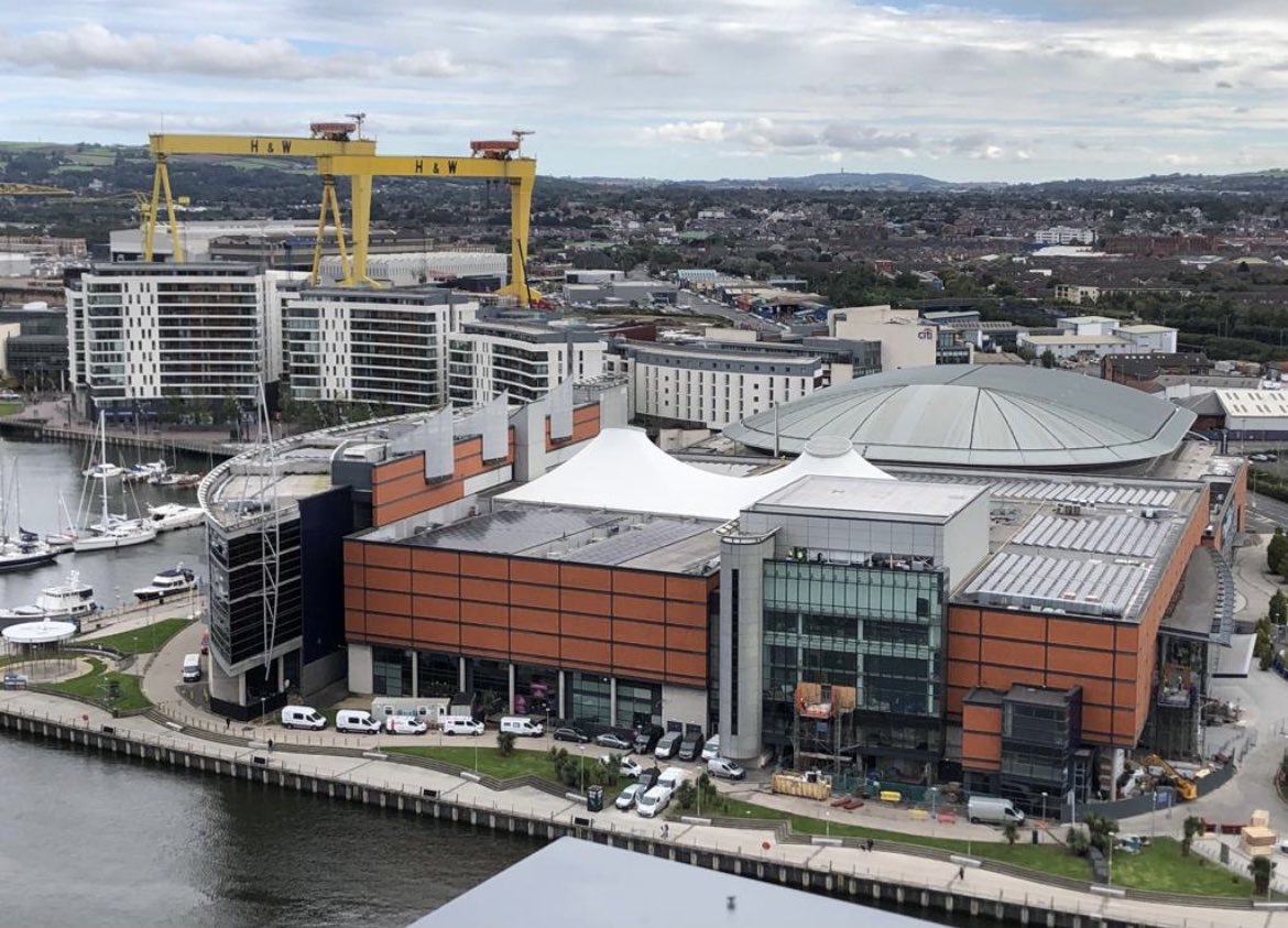 KeenwoodJ's tweet photo. 🏗 Work in Progress:Quays 3 Belfast. Team Keenwood making great progress, at what will be the tallest office block in Northern Ireland accommodating 1800 people. Delighted to be working with Farrans Construction on this major project #DeliveringQualityCraftsmanship https://t.co/vssC35TYFp