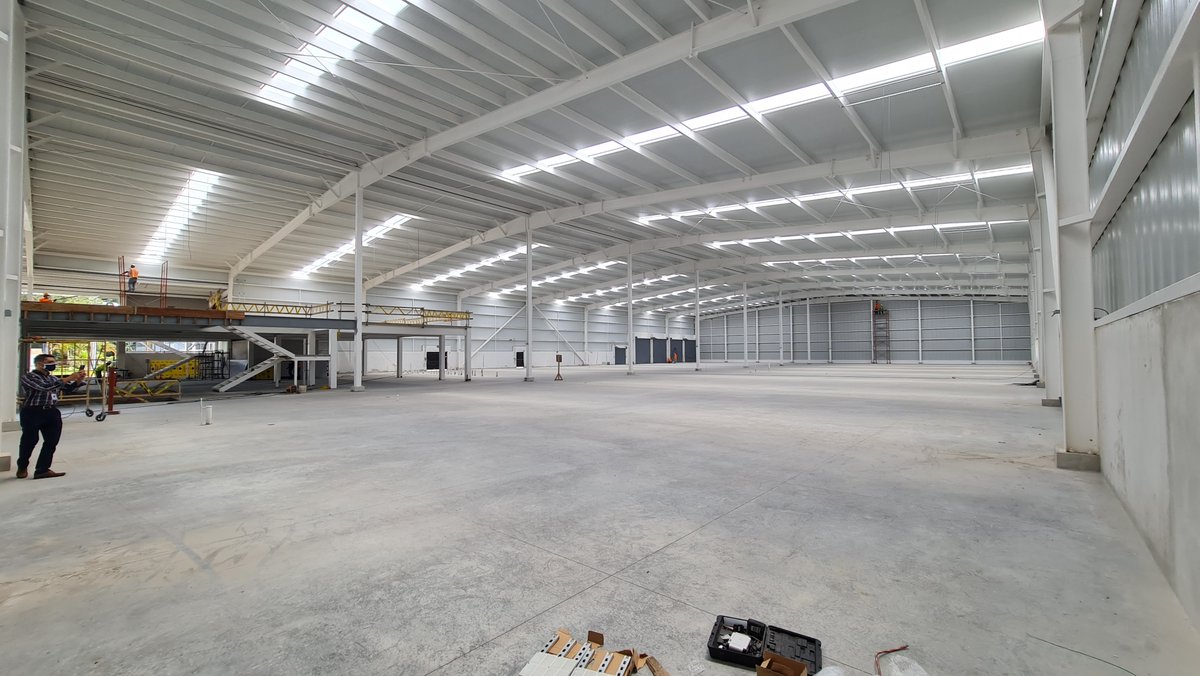 Our new plant in Costa Rica continues to see progress during the #construction phase. We are nearing completion and looking forward to expanding our injection molding, laser processing, and complex extrusion capabilities while increasing #manufacturing space. #manufacturing