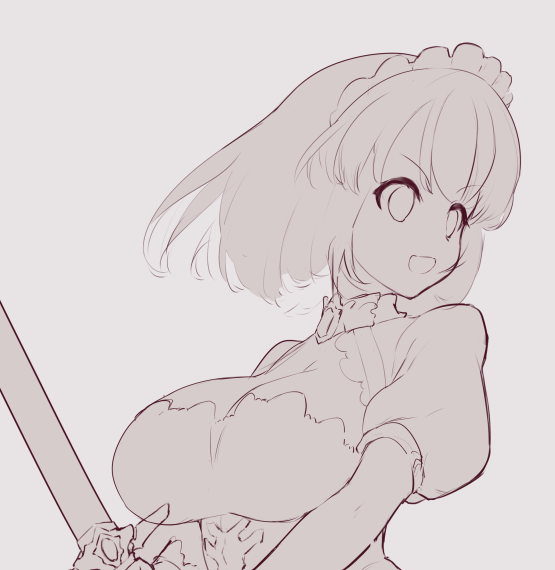 自作ゲーム用にぼちぼち描き始めております。ゲームに合わせてドットで描くという作戦もあるけど…多分普通に描いたいい予感 