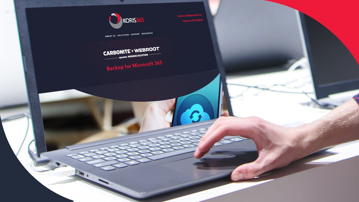 Did you know that organisations should back up their data in the #Microsoft #cloud just as they would with on-premises data? Here are reasons why: koris365.com/carbonite-webr… 

#Carbonite #Webroot #Microsoft365 #Backup #DataProtection #BusinessContinuity
