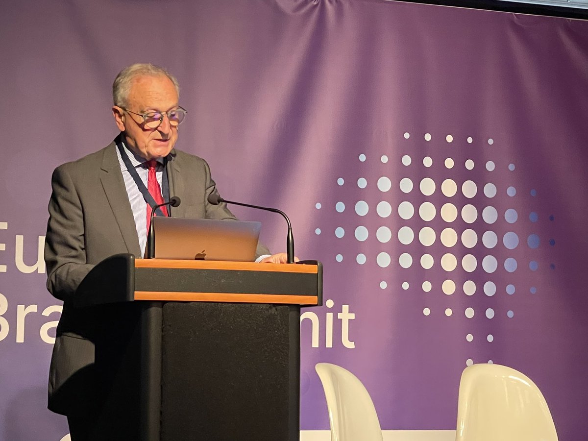 KristineB13's tweet photo. « Let’s make brain health and research a real European priority » says Andre Syrota Chair of @EBRAINS_eu board.  The agenda is set for the #EuropeanBrainSummit 🇪🇺🧠🇪🇺 https://t.co/oCqLmfo3lm