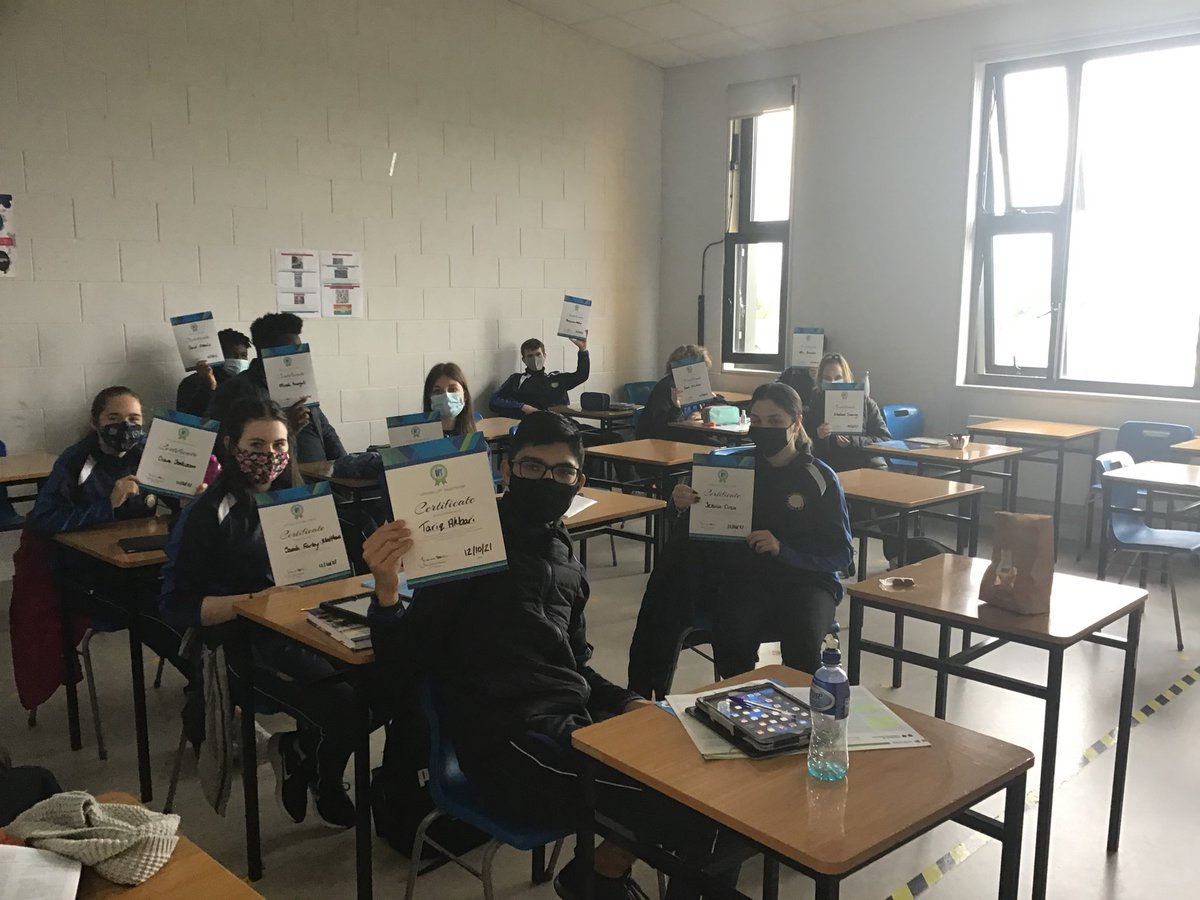 clionanim's tweet photo. Our first group of TY’s in @KishogeCC receiving their @LiFTIreland certificates. A fantastic 8 weeks with a really positive group. We have really enjoyed the leadership skills we have all gained through L.I.F.T. https://t.co/MFYe49RAhe