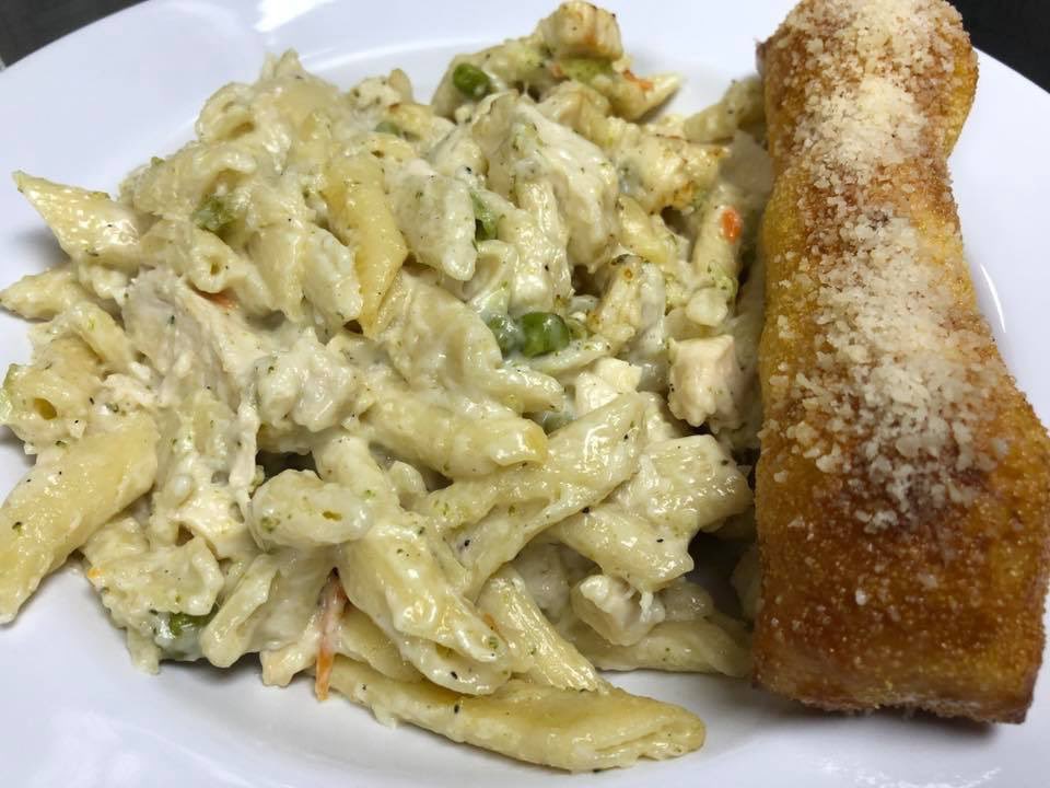 Today's special is chicken alfredo with 2 bread sticks for $7.99. Bingo starts at 6:30, tonight is the only bingo night this week.