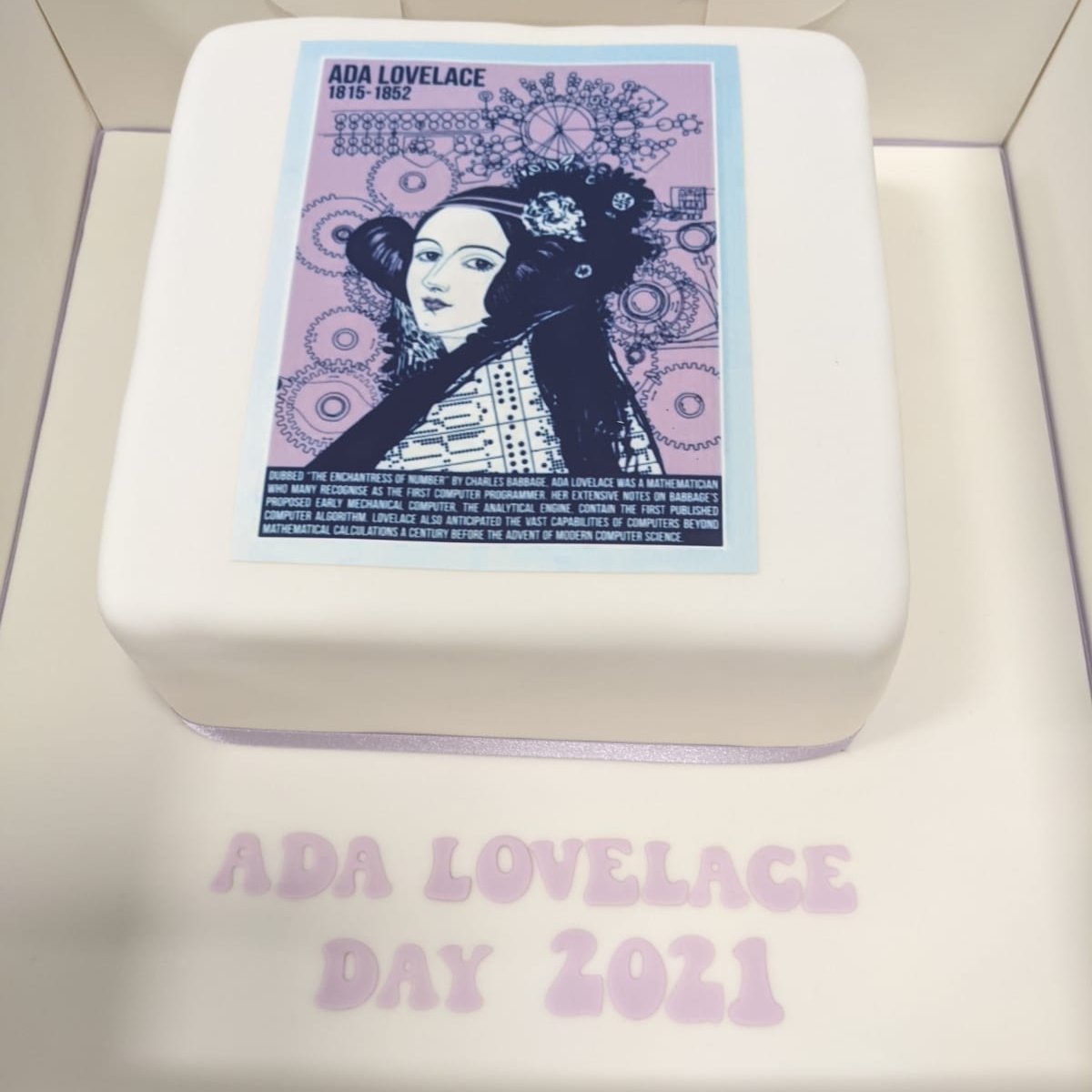 squarejazz's tweet image. It&apos;s #AdaLovelaceDay2021 &amp;amp; we have Caaaaake for our celebration this evening wooo!

Thanks to the fabulous @crazybakinglady for the last minute bake!

Can&apos;t wait to welcome y&apos;all later on where @GirlGangMcr will be facilitating our evening of loveliness😍

#AlwaysAda #OnBrandCake