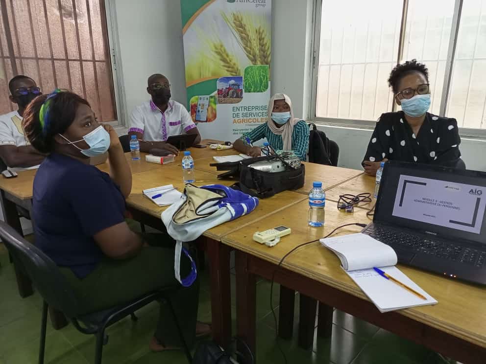 Démarrage ce mardi 12 octobre 2021 de la deuxième Session de formation du séminaire 4 de l'entreprise AfriCereal. Cette session porte sur la Gestion Administrative du Personnel : Administration du personnel, Développement social et Gestion des personnes. Dirigé par le Cabinet AIG