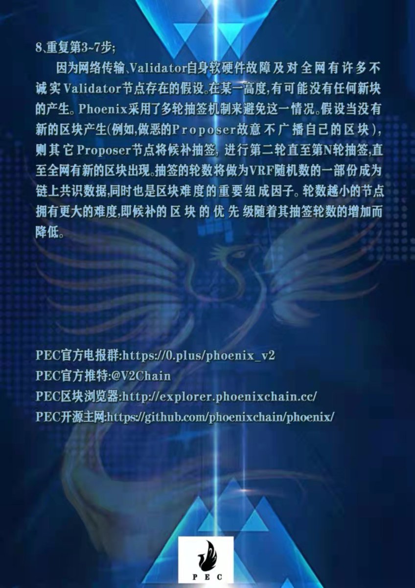 公告#PEC 的生态建设正式开始，任何大型合规生态或者社区进来。项目方会给每人空投0.1-1 个PEC  作为GAS 手续费！（美国中国等受限国家除外）
电报群号：0.plus/phoenix_v2
官方推特：<a href="/V2Chain/">Phoenix_Chain_v2</a>