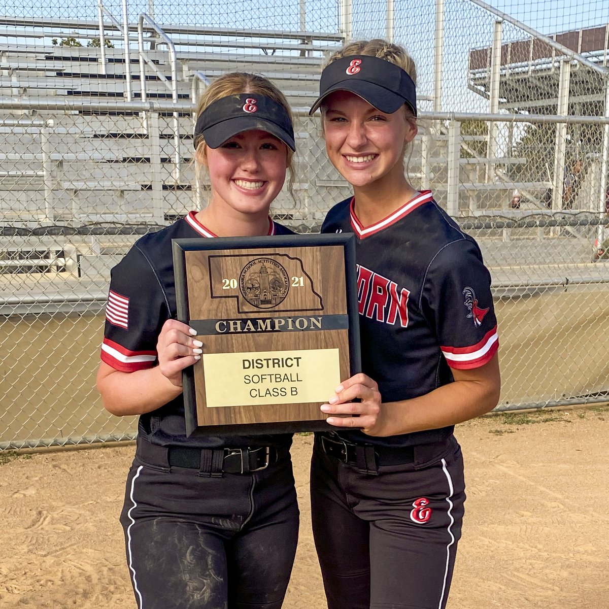 Det_JC's tweet photo. These 2 girls made it to state all 4 years at Elkhorn. This year was a challenge &amp; all the pieces came together at the right time. "Leaders always lead, Followers will always follow others". These 2 are true leaders - team 1st!!!  Congrats! @camcramer77 @elladalton03 https://t.co/8Neqql5O0C