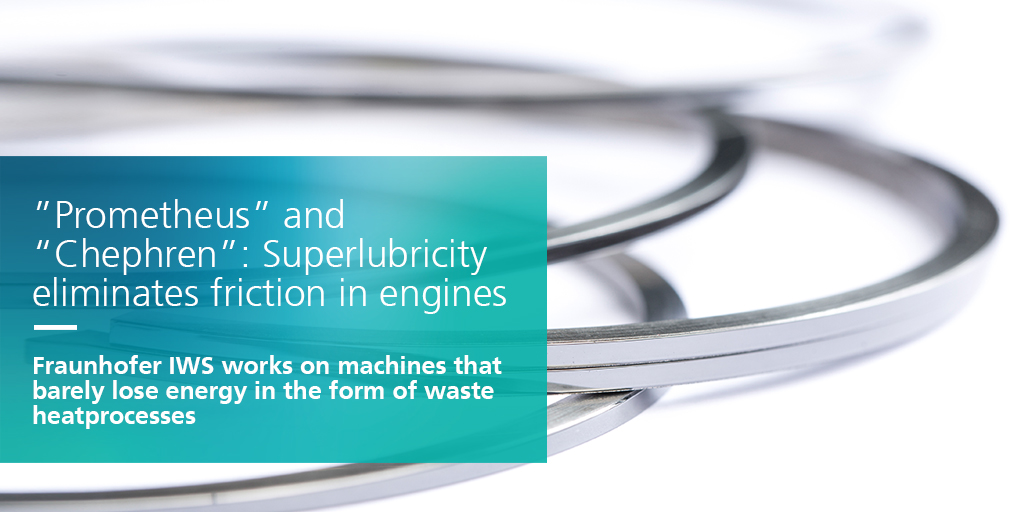 FraunhoferIWS's tweet photo. In the projects #Prometheus &amp; #CHEPHREN our @FraunhoferIWS researchers reduce friction in #engines by using #environmentally friendly #lubricants in combination with our diamond-like #carbon #coatings. The whole press-release: https://t.co/gUq9V89Wct
#lightatwork #fraunhofer https://t.co/hqVRRGV7Bh
