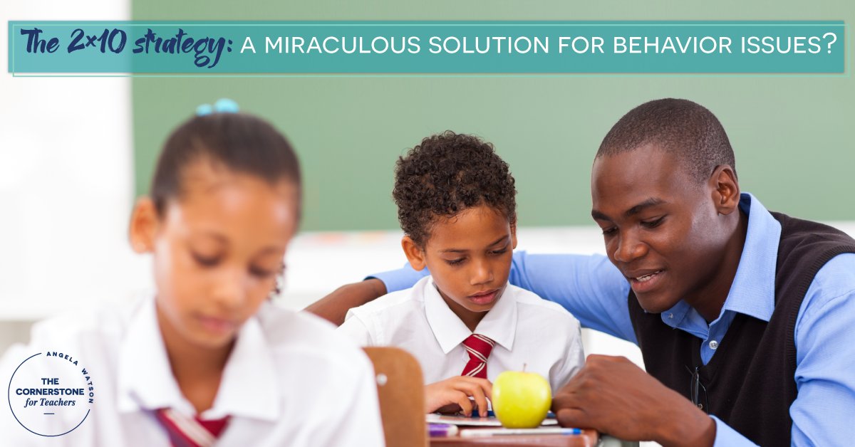 ShellTerrell's tweet photo. The 2x10 strategy: a miraculous solution for behavior issues? https://t.co/7xYVvluVx9 https://t.co/m1oUcQY3r1