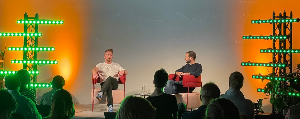 InventureVC's tweet photo. Today we're preparing ourselves for the fog and lasers at @SlushHQ's main event at Trondheim Slush'd. Earlier Inventure's @a_adp chatted with Axel Hunter from Astat about go-to-market strategies. And stay tuned for @rysavage to discuss talent and recruiting! https://t.co/eiHJ9snZuk