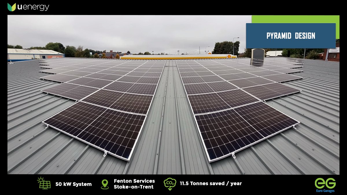 UEnergySolar's tweet photo. Pyramid Schemes may be out of fashion but our new pyramid solar design for the @TheEGGroup is not! #greenenergy #unitedkingdom #netzerocarbon  #savetheplanet #zerocarbon #renewableenergy #renewable #Uenergy #environment #trending #trendinguk #trendingnow #solarsystem #solar https://t.co/hMHAZp6rZp