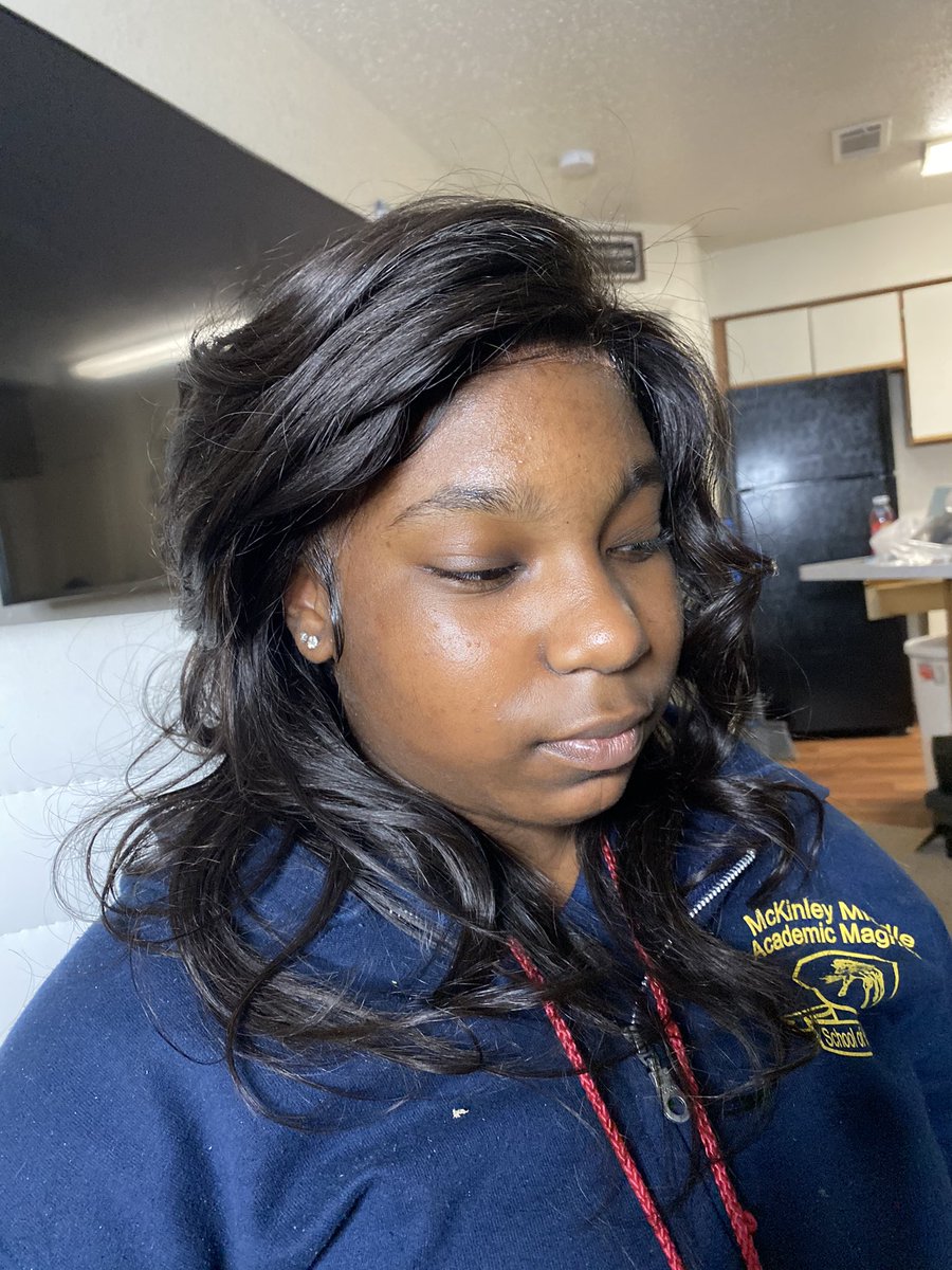 ninabeautyroom's tweet image. First Lace Install #brstylist #laceinstall