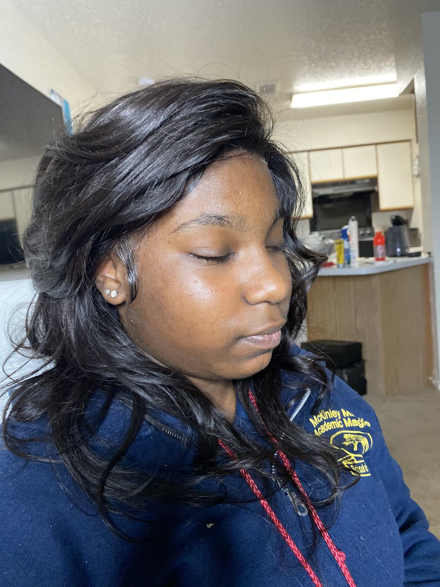 ninabeautyroom's tweet image. First Lace Install #brstylist #laceinstall