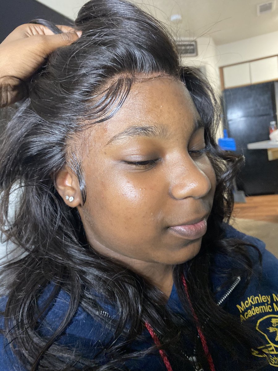 ninabeautyroom's tweet image. First Lace Install #brstylist #laceinstall