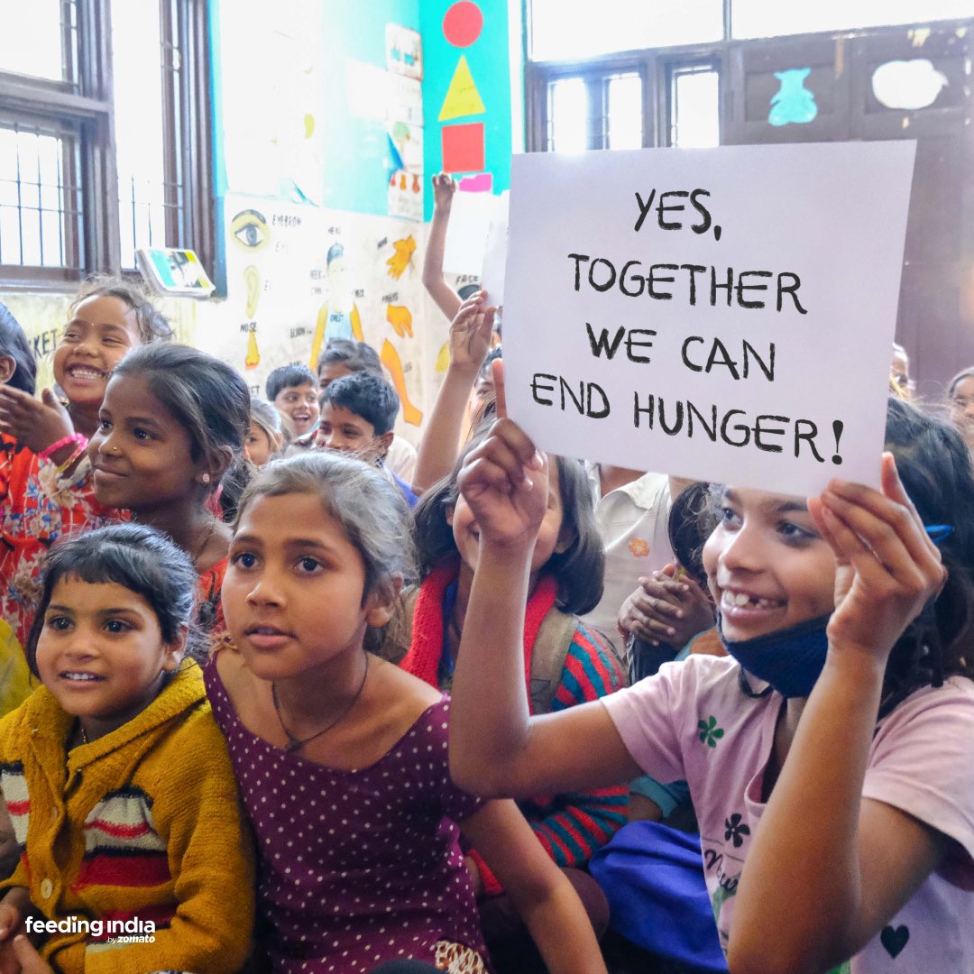 FeedingIndia's tweet image. Change is in our hands! Join us on our mission towards #ZeroHunger. Donate via the link in bio.

#FeedingIndia #DailyFeedingProgram