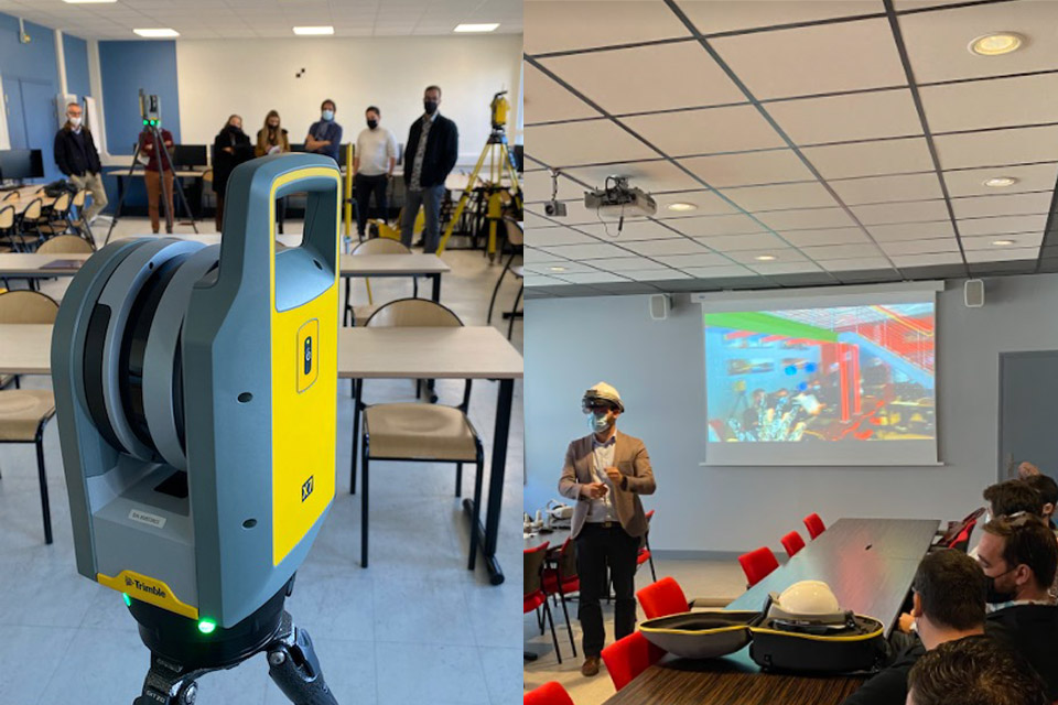 tekla_FR's tweet photo. Nous étions à l'IUT de Génie Civil de Toulouse ce matin pour partager avec les professionnels et les formateurs les avantages de la construction connectée entre le bureau et le chantier. 

Un grand merci à tous les participants !

#Trimble #tekla #FFB #BIM #realitemixte #Hololens https://t.co/WLwWJHvujd