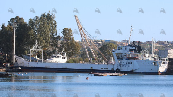 #1966built #ferry #GREEN_SALINA #moored at #CantiereNavale #Golden_Bay, #Augusta,  #Sicily  - 30.01.2020 - maltashipphotos.com - NO PHOTOS can be used or manipulated without our permission