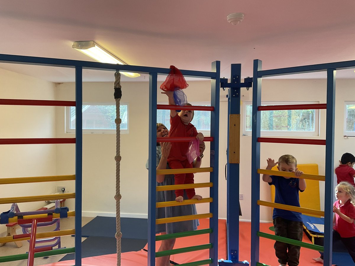 cogannursery's tweet photo. Tumble Tuesday. Having fun climbing and throwing the fairies onto the flower. #CurriculumForWales @WG_Education @EAS_EarlyYears @EarlyWales https://t.co/InwTc9WVt6