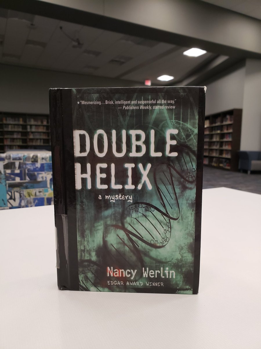 center_nm's tweet photo. This week the book of the week is "Double Helix" stop by the media center to check it out. https://t.co/VRmj3zHksD