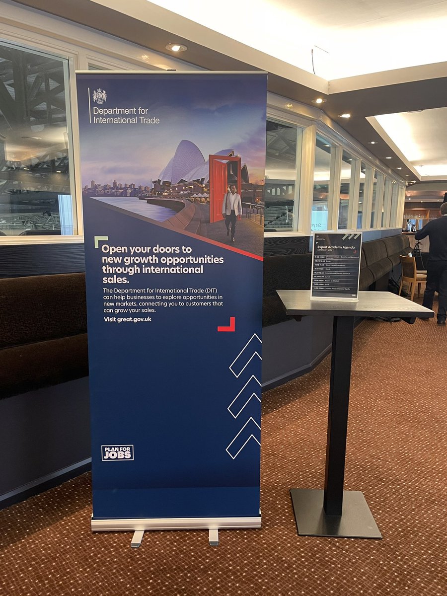 Department for Business and Trade NE (@tradegovuk_ne) on Twitter photo Great turnout at <a href="/StJamesParkNE1/">St. James' Park</a> this morning for day 1 of the #NorthEast #Export Academy.
Looking forward to a jam packed programme, full of practical advice from 5 different international trade specialists.
Helping businesses develop the skills to grow overseas successfully! Great turnout at <a href="/StJamesParkNE1/">St. James' Park</a> this morning for day 1 of the #NorthEast #Export Academy.
Looking forward to a jam packed programme, full of practical advice from 5 different international trade specialists.
Helping businesses develop the skills to grow overseas successfully!