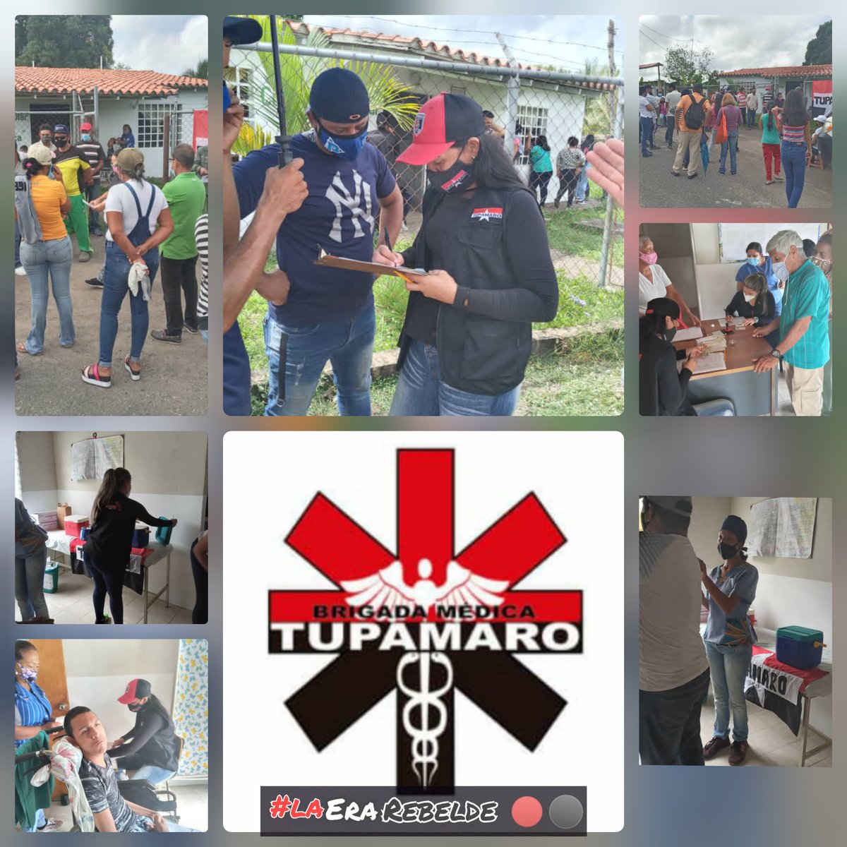 MaturinMrt's tweet photo. El trabajo constaten y lucha por el bienestar colectivo nos caracteriza . La brigada médica TUPAMARO tiene la labor de mantener la guardia en alto y no descuidar a nuestras comunidades, por ello, se llevó abordaje de vacunación COVID 1 y 2 en el sector Parare del municipio. https://t.co/ID9J97IvIz