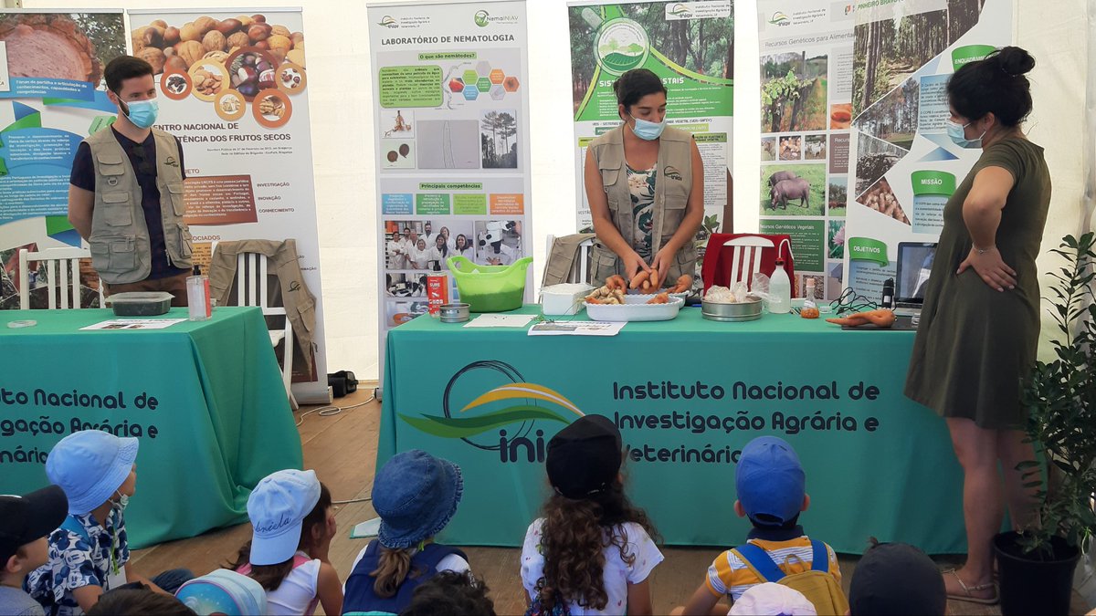 #NemaINIAV <a href="/INIAV_IP/">INIAV, IP</a> at Feira Internacional de Ciência FICA, <a href="/OeirasValley/">Oeiras Valley</a> 🤩🤩