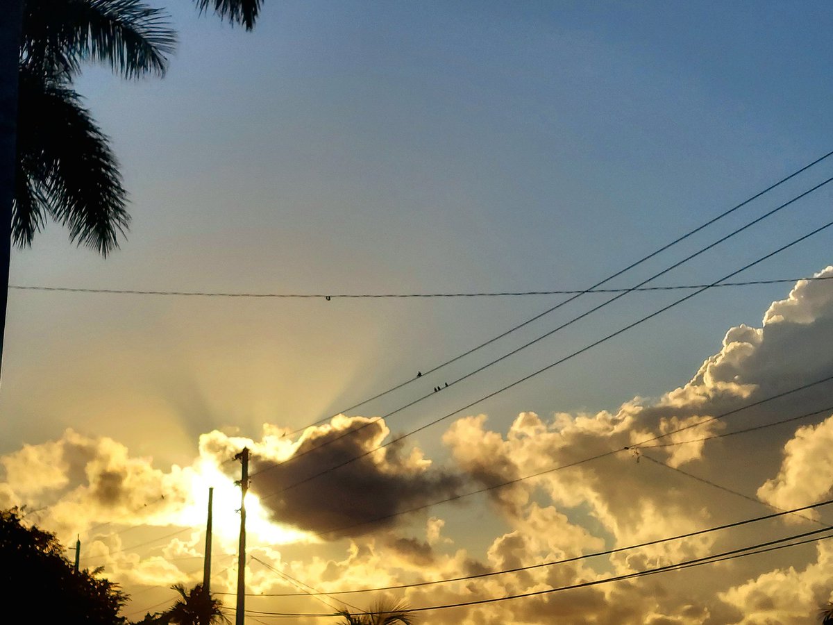 #WR: Sunrise in Miami on October 12, 2021: Mr. Sun looks brilliant, but it is surrounded by clouds, one of the very dark that is covering his face. Temp 79 F.
#Florida #Miami #sunrise #cloudy
<a href="/StormHour/">#StormHour</a> <a href="/StormHourMark/">Mark Boardman</a> <a href="/StormHourAdele/">Adele H</a> <a href="/ThePhotoHour/">#ThePhotoHour</a> <a href="/StormHourMedia/">#StormHourMedia</a> <a href="/FloridianCreat1/">Floridian Creations</a>