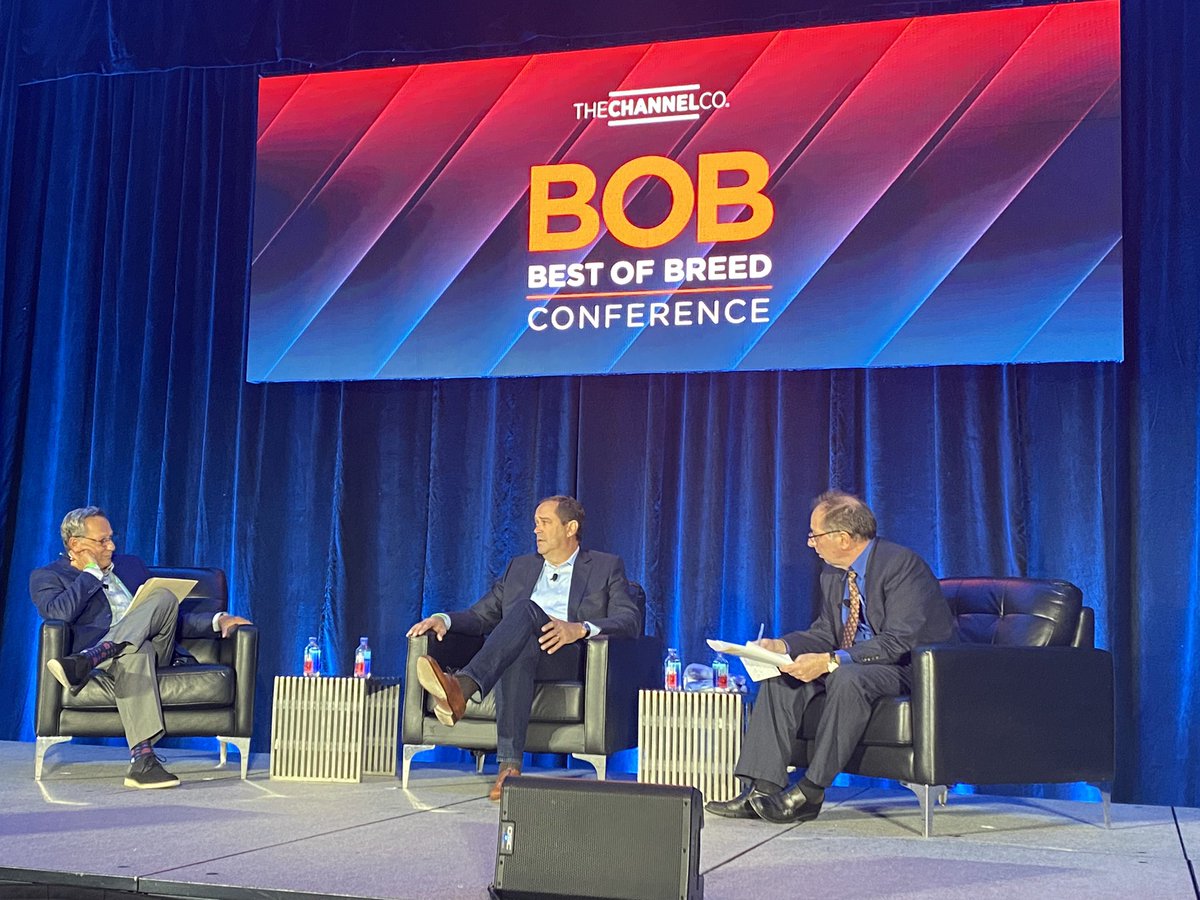 TheChannelCo's tweet image. .@ChuckRobbins: We live in a world where everything is distributed…The network needs to be adjustable and flexible. @Cisco #BOB21