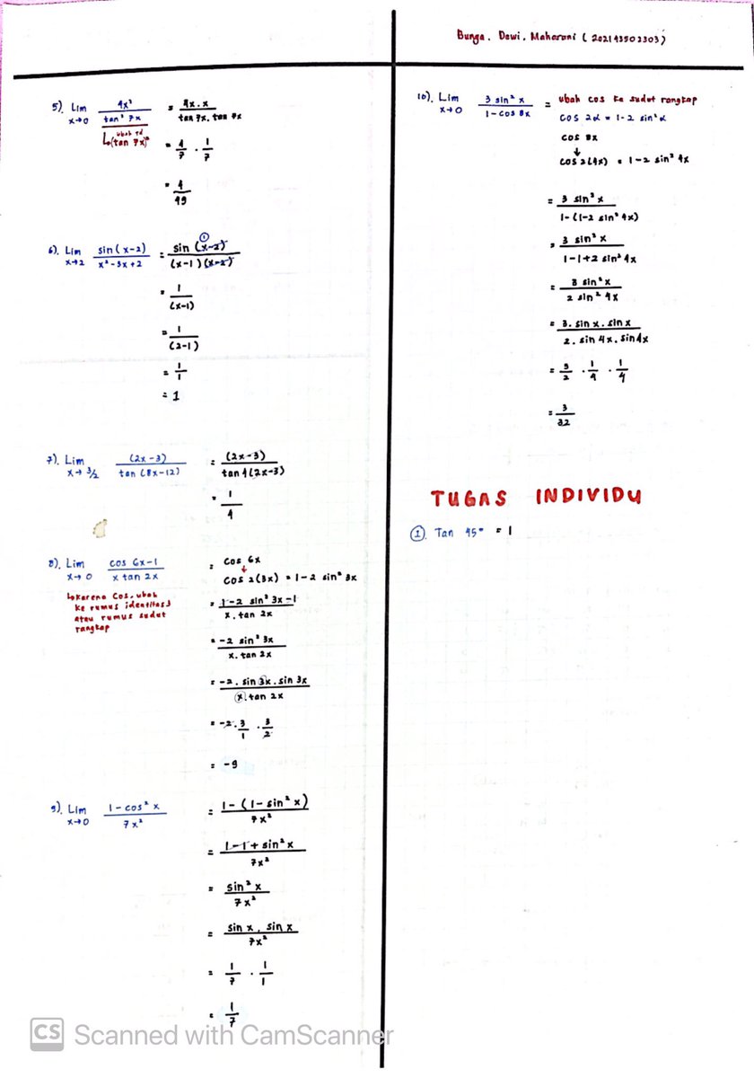 ✨Limit Trigonometri✨