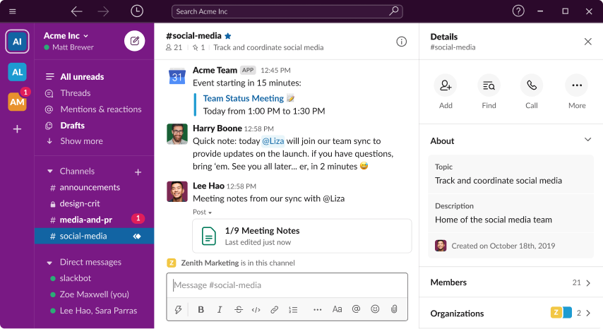 SuperStraightNO's tweet photo. @YourLocaIFishy @plebcy @teamguilded Discord is not a unique app. It's based on the design of Slack which was released before Discord. And also, Guilded is better in most ways, only real downside of Guilded compared to Discord is that it's less used than Discord. https://t.co/Ar0k2zxg5p