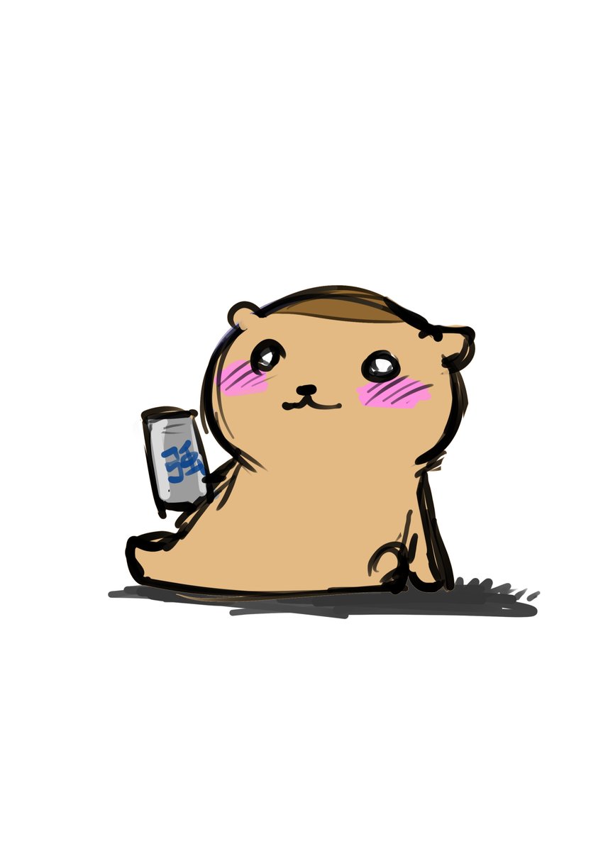 「プハアアアアアア!」な顔が特徴的な栗まんじゅう先輩だけど、基本的に温厚なこの表情の時も大好きです。 