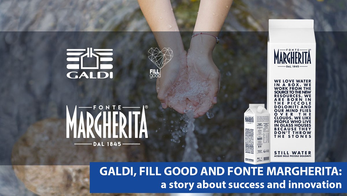 galdi_italy's tweet photo. Water in #GableTop cartons is a reality!
Learn more about the cooperation between Galdi, its start-up FILL good and Fonte Margherita.
A sustainable packaging solution for precious water!
https://t.co/mOIIG68Jg0
#water #cartons #packagingsolutions https://t.co/QYUUI8D4Ns