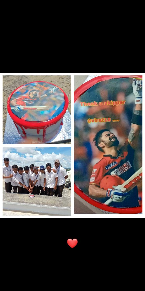 Tarun4511's tweet photo. Thank you skipper❤ Love you forever 🥰@imVkohli @AnushkaSharma @RCBTweets @rcbfansofficial @KicchaSudeep .. ❤🖤 https://t.co/sOaJAWS3ZJ