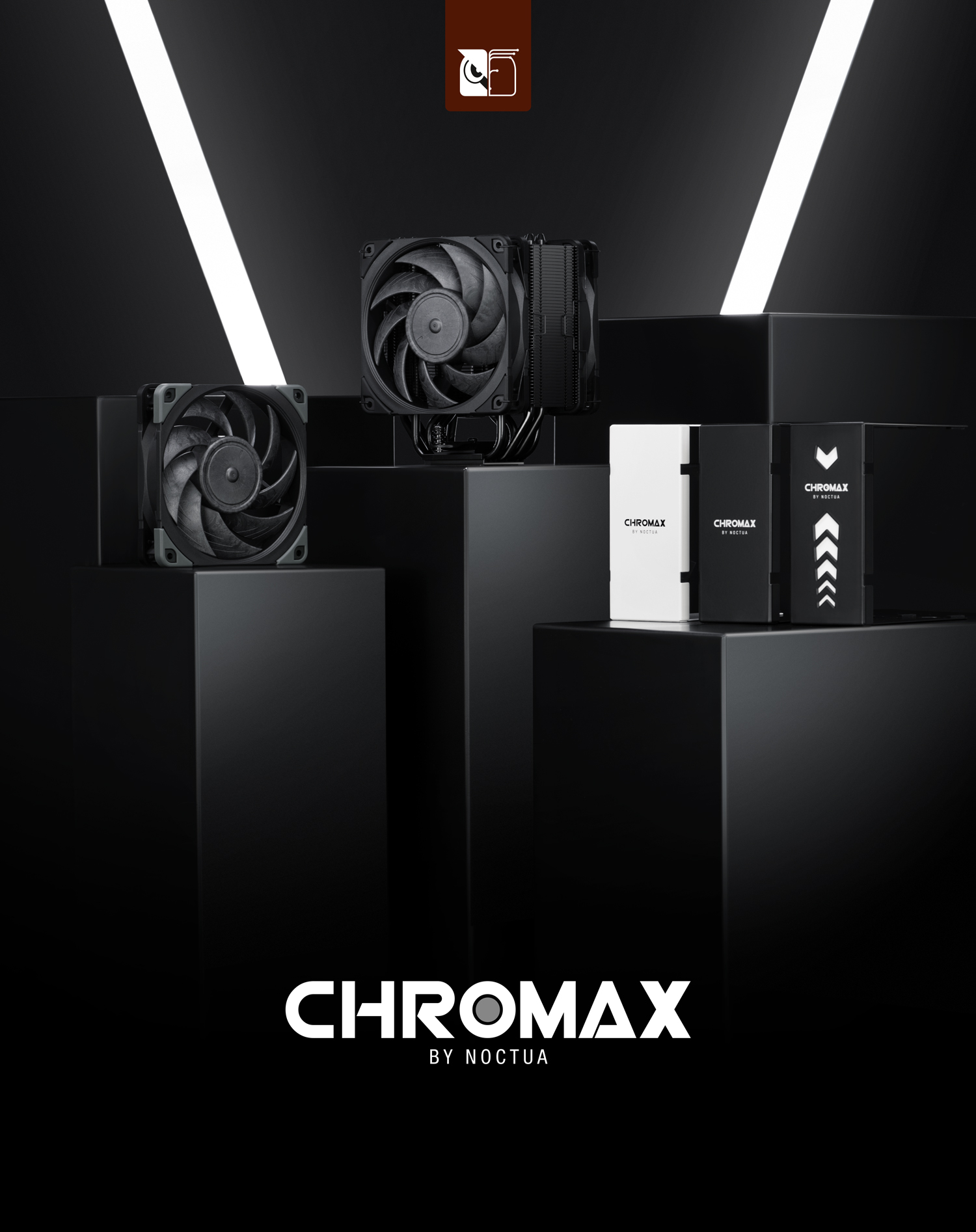 Noctua Just Launched The Much Anticipated Black Chromax Versions Of Our Award Winning Nf A12x25 1mm Fan And Nh U12a Cpu Cooler Lga1700 Ready As Well As The Matching Na Hc7 And Na Hc8 Heatsink Covers