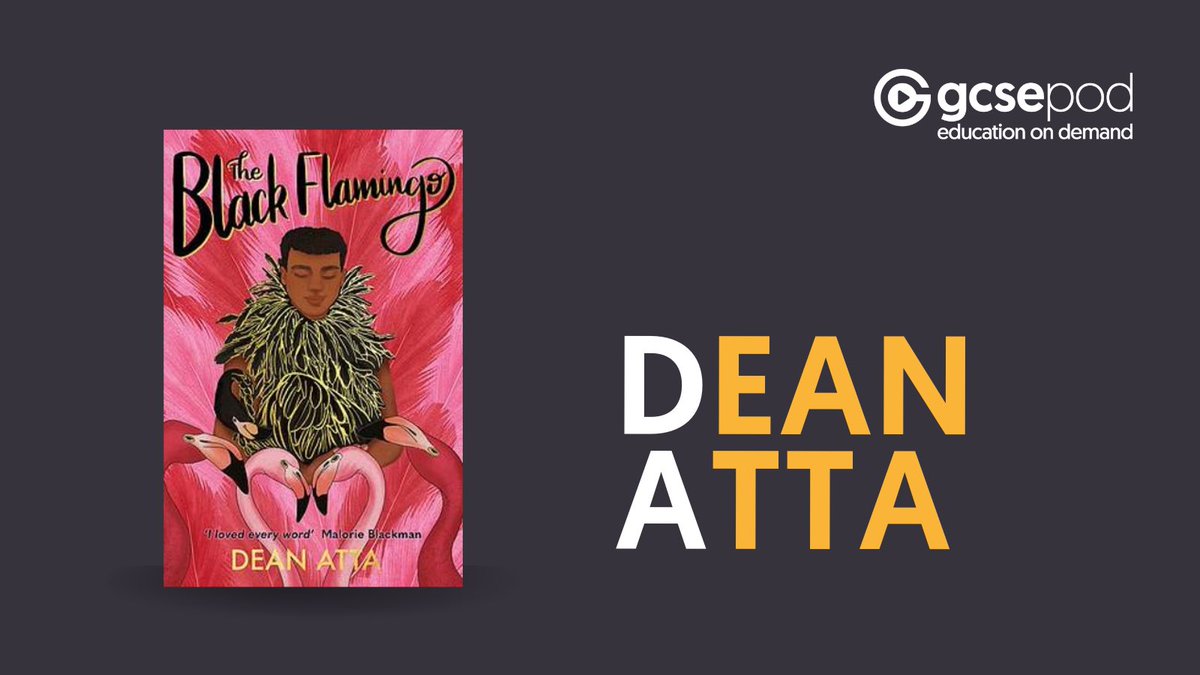 GCSEPod's tweet photo. Next up in the #CAACH spotlight is one of the top 100 most influential LGBTQ+ people in the UK, @DeanAtta!
Atta is a British poet of Greek Cypriot and Caribbean descent, and his poetry explores themes like gender, identity, race and growing up 🌈 https://t.co/Ly6n7l0tYW