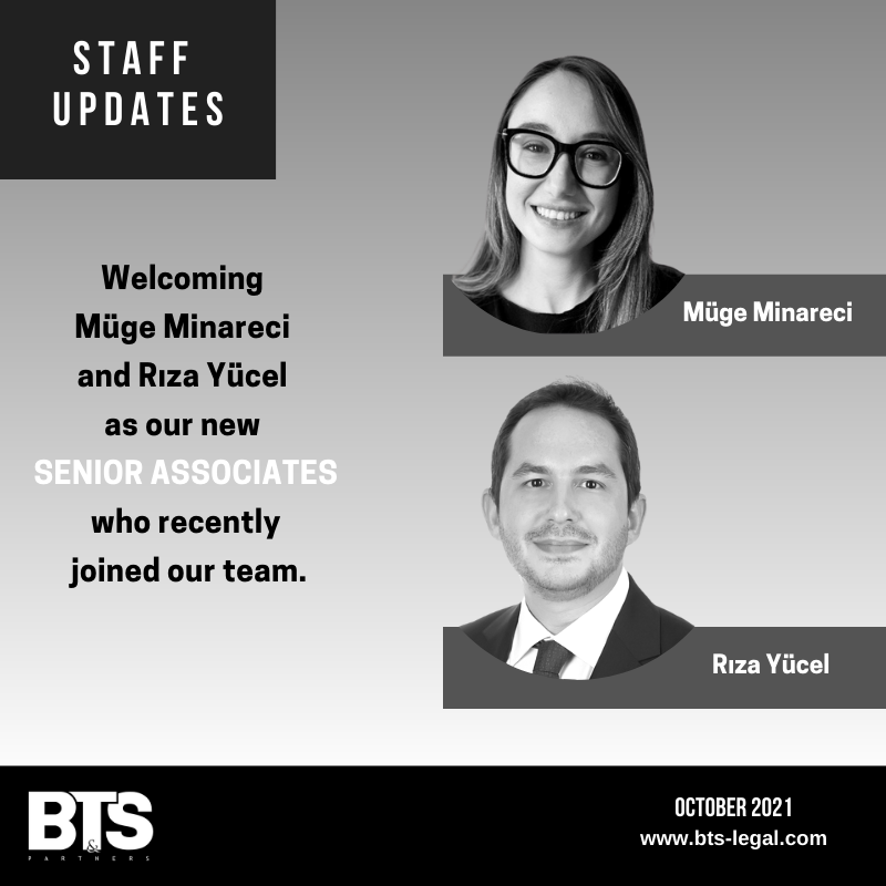 Welcoming Müge Minareci and Rıza Yücel as Senior Associates joining our growing <a href="/BTSPARTNERS/">BTS & Partners</a> family!
